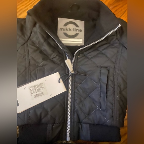 Mikk-Line thermal set infant 9M-Black-NWT - Picture 2 of 3